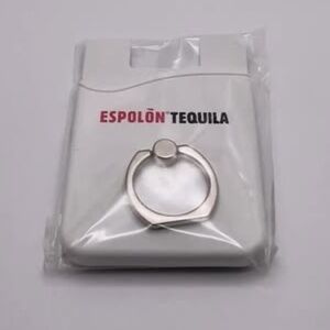 Espolón Tequila Phone Card/ID wallet w/ Metal Ring Phone Stand - Brand New!